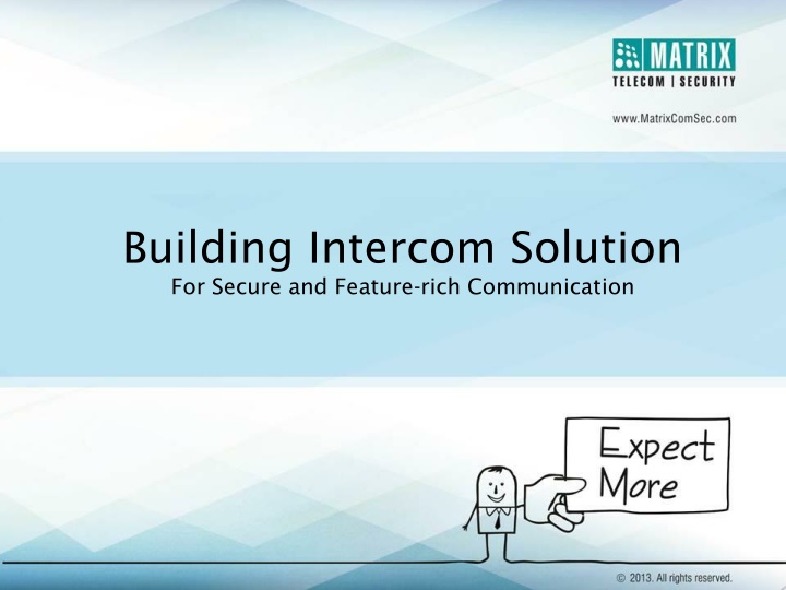 Advanced Building Intercom Solution: Secure Communication for Property Developers