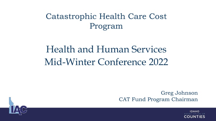 Overview of Catastrophic Health Care Cost Program Statistics