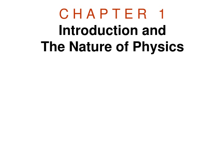 The Nature of Physics and Its Sub-Fields