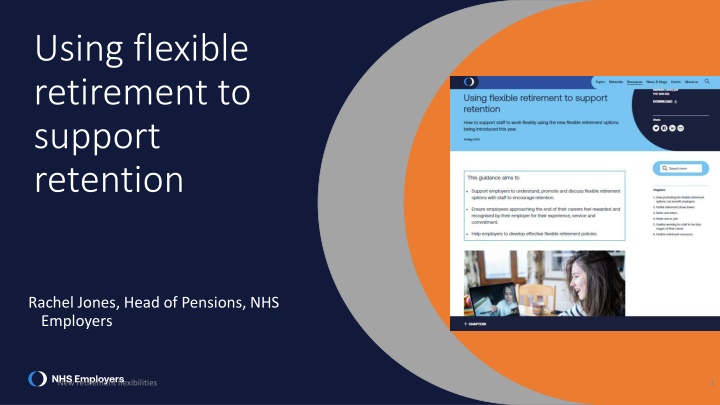 Using flexible retirement to support retention