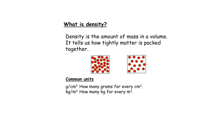 Density in Science