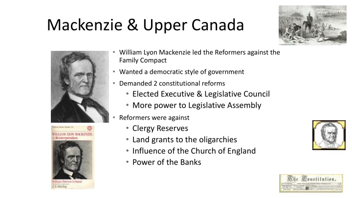 Reform Movements in Upper and Lower Canada