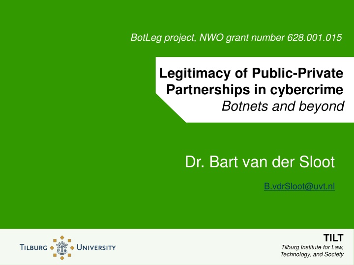 Legitimacy and Public-Private Partnerships in Cybercrime Enforcement