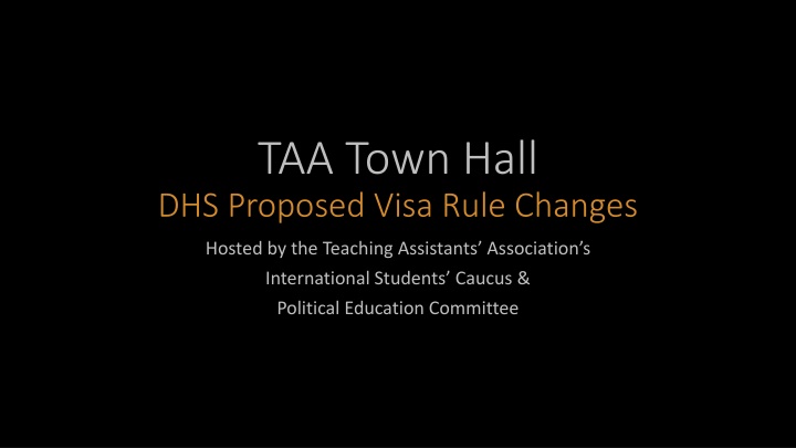 Proposed Visa Rule Changes Impacting International Students: Review and Analysis