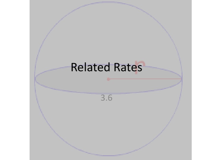 Related Rates Problems in Calculus