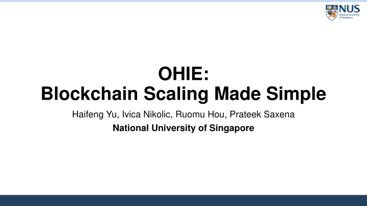 Advancements in Blockchain Scaling Techniques