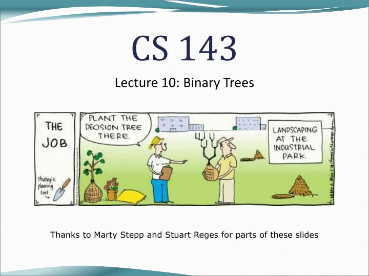Binary Trees in Computer Science