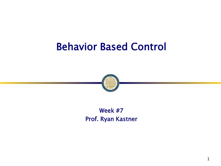 Behavior-Based Control in Python Robotics Programming