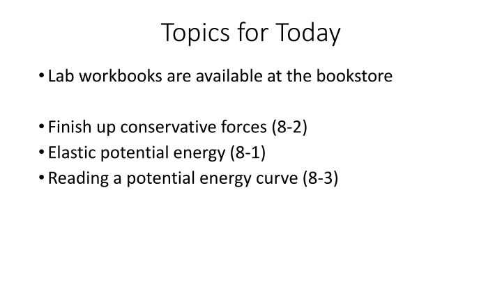 Physics Lab Workbook Topics and Quizzes