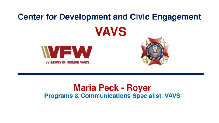 Development and Civic Engagement Programs at VAVS - Meet the Specialists