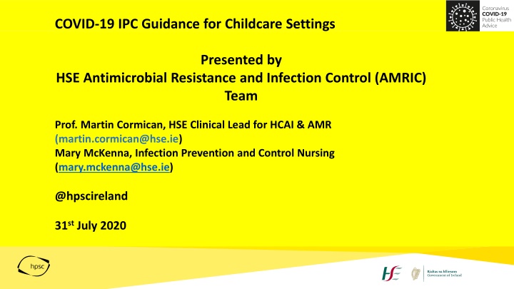 COVID-19 Risk and Spread in Childcare Settings