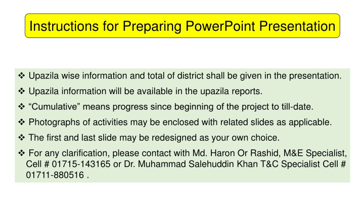 Empowering Communities: Upazila-wise Progress Presentation