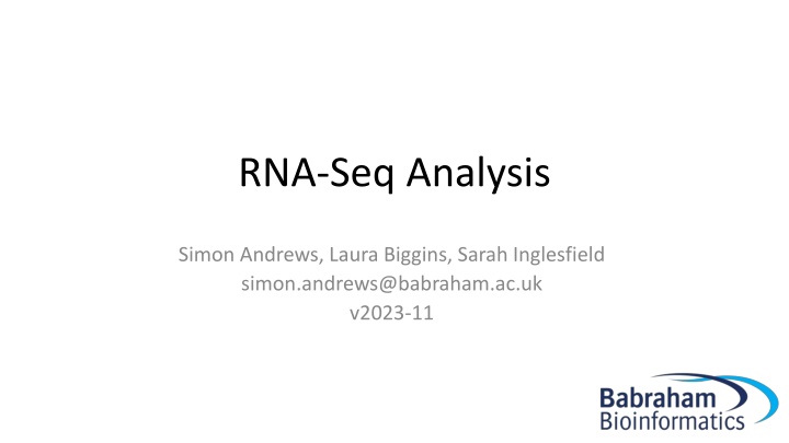 Comprehensive RNA-Seq Data Analysis Overview