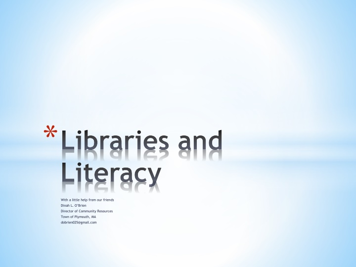 Empowering Communities Through Libraries and Literacy Advocacy