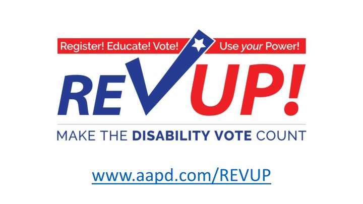 Empowering the Disability Community through the REV UP Campaign