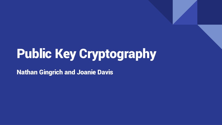 RSA Encryption for Secure Communication