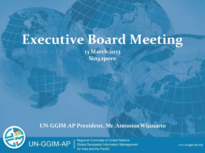 Recent Developments in Geospatial Information Management in the Asia-Pacific Region