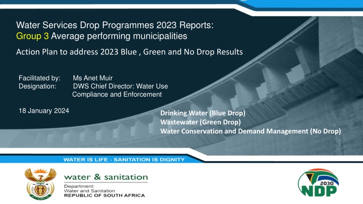 Water Services 2023 Municipalities Report Overview