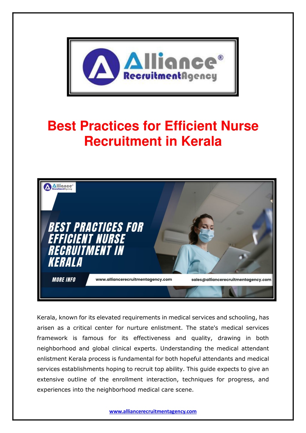 best practices for efficient nurse recruitment l.w