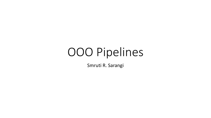 Pipelines in Computer Architecture