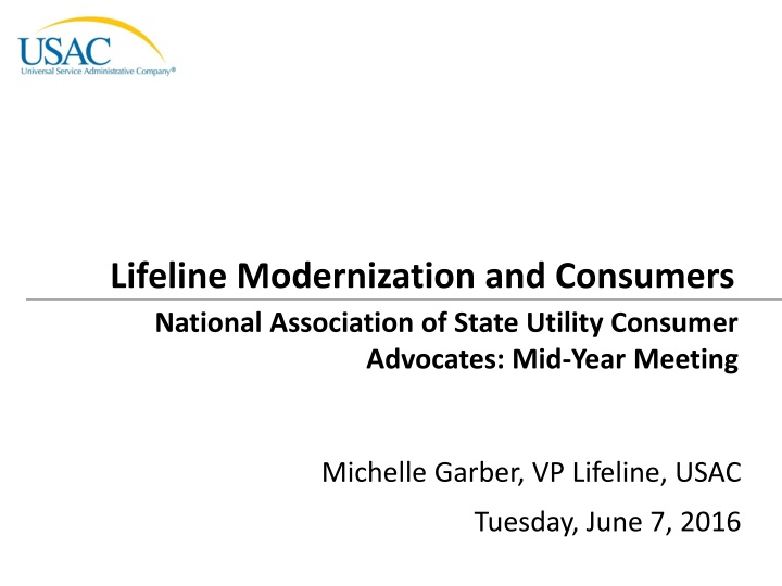 Lifeline Modernization & Consumers National Association Mid-Year Meeting Highlights