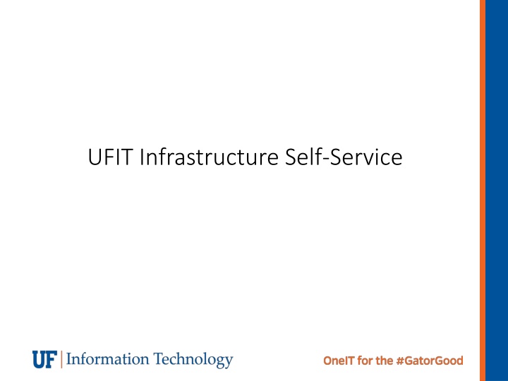 Future of Self-Service Infrastructure for Virtual Machines