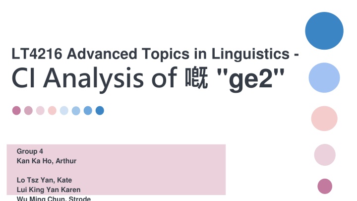 Analysis of the Cantonese Sentence Particle 