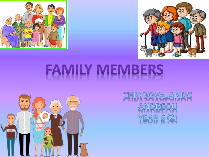Beautiful Family Members Portraits