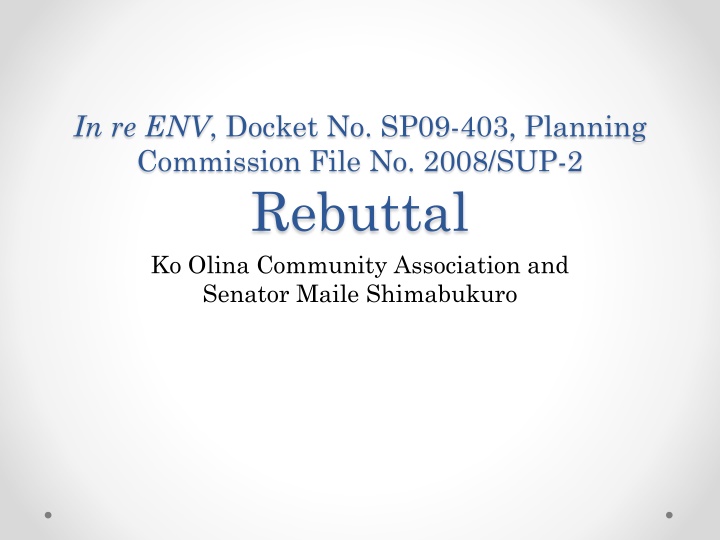 Challenging Environmental Planning Commission Proceedings