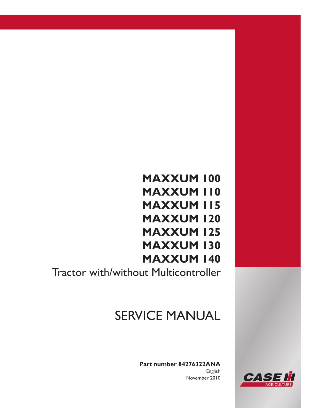 maxxum 100 maxxum 110 maxxum 115 maxxum l.w