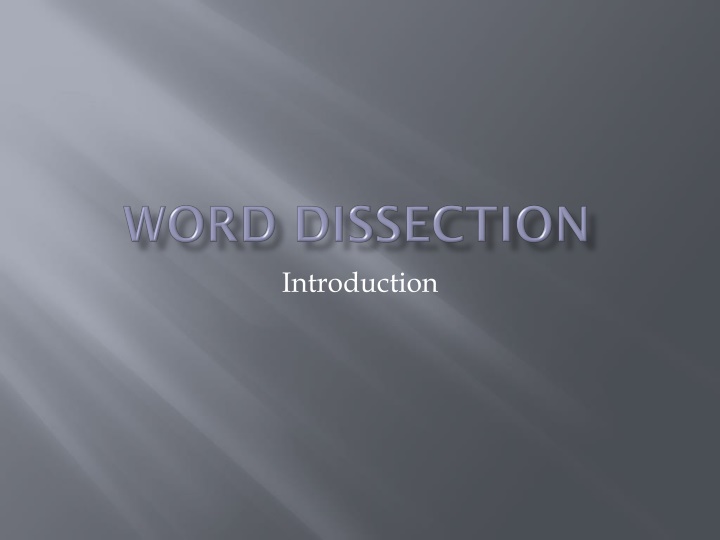 Decoding English: Understanding Word Origins and Meanings