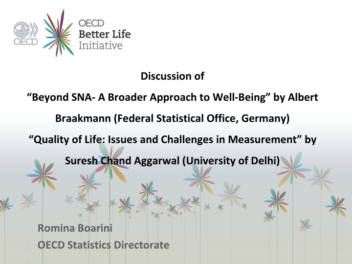 Insights on Expanding Boundaries of National Accounting for Well-Being