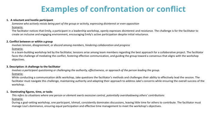 Effective Conflict Management Strategies for Facilitators
