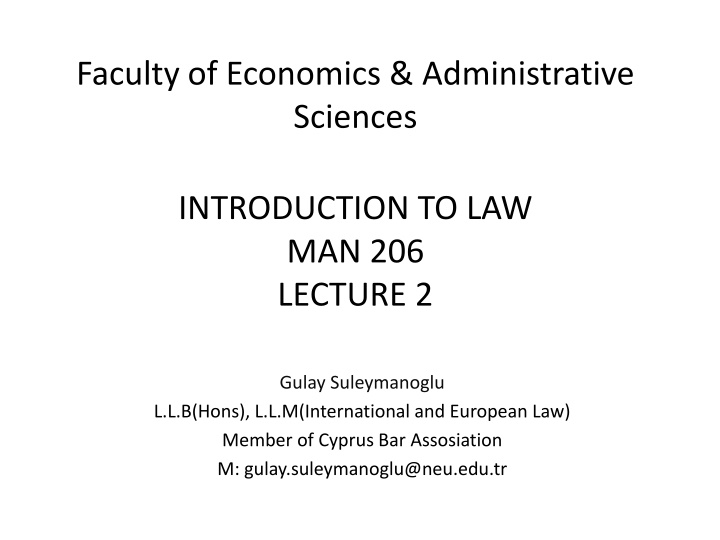 Overview of Legal Systems and Roman Law Development
