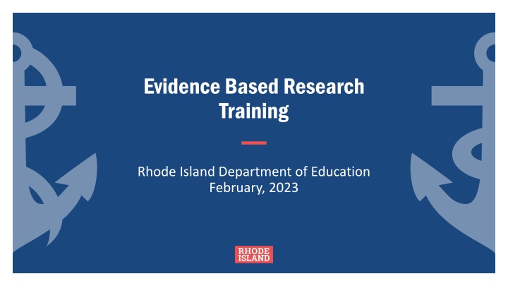 Evidence-Based Research in Education