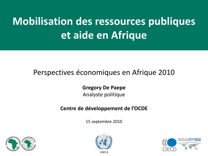 Perspectives on Public Resource Mobilization and Aid in Africa