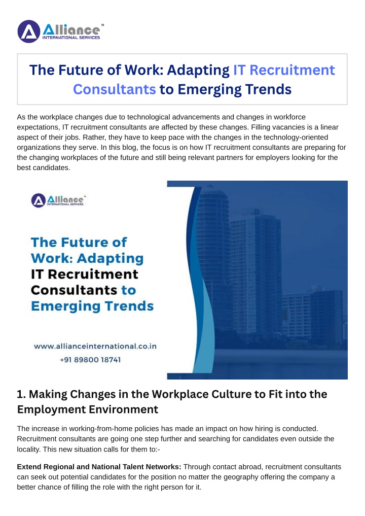 the future of work adapting it recruitment n.w