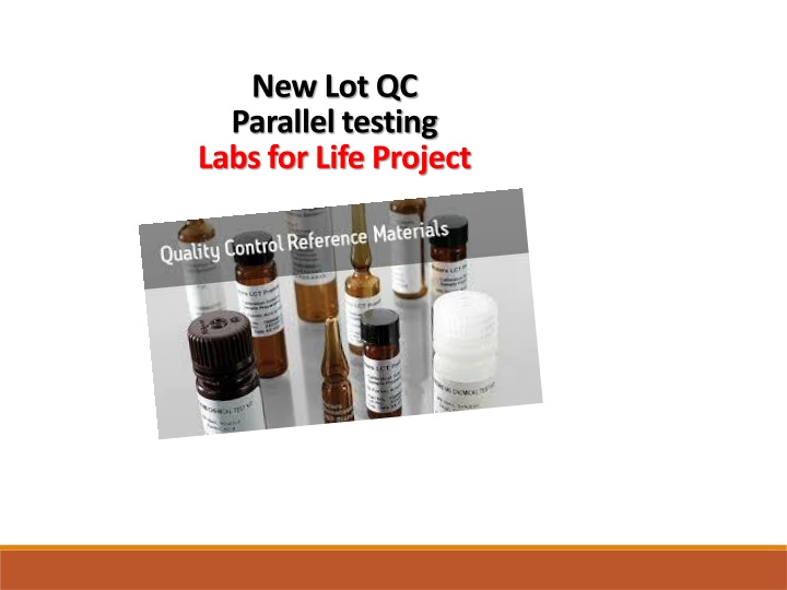 Implementing Parallel Testing Labs for Quality Control in Life Science Projects