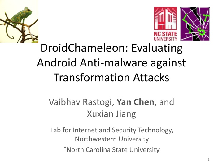 Evaluating Android Anti-malware Against Transformation Attacks