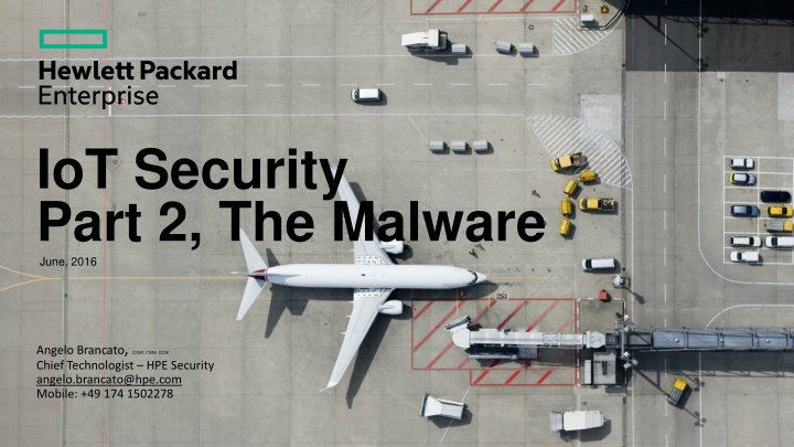 Secure IoT Application Lifecycle Overview