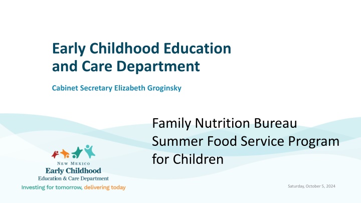 Summer Food Service Program Training Guidelines