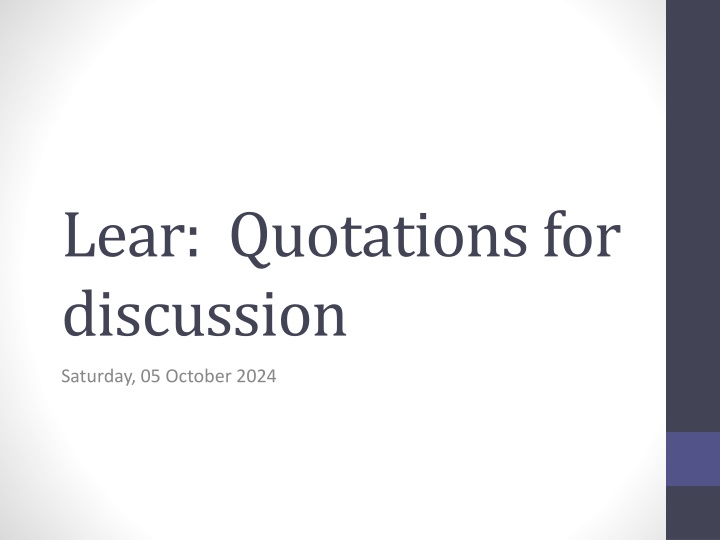 Thought-Provoking Quotations from 