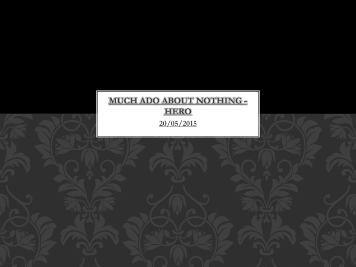 Character Analysis of Hero in Shakespeare's Much Ado About Nothing
