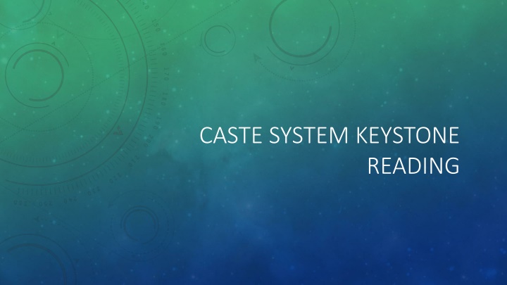 The Caste System through a Dalit Perspective