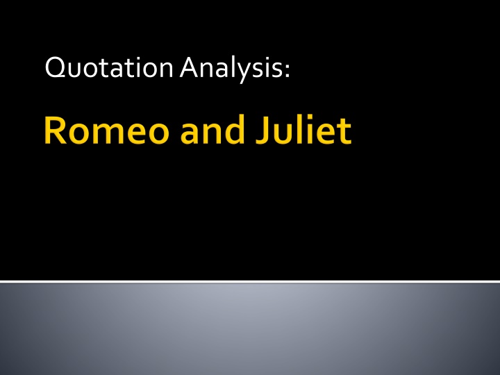 Quotation Analysis and Literary Terms in Literature