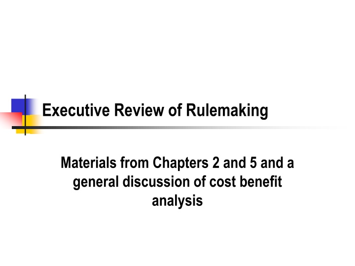 Comprehensive Analysis of Rulemaking in Regulatory Governance