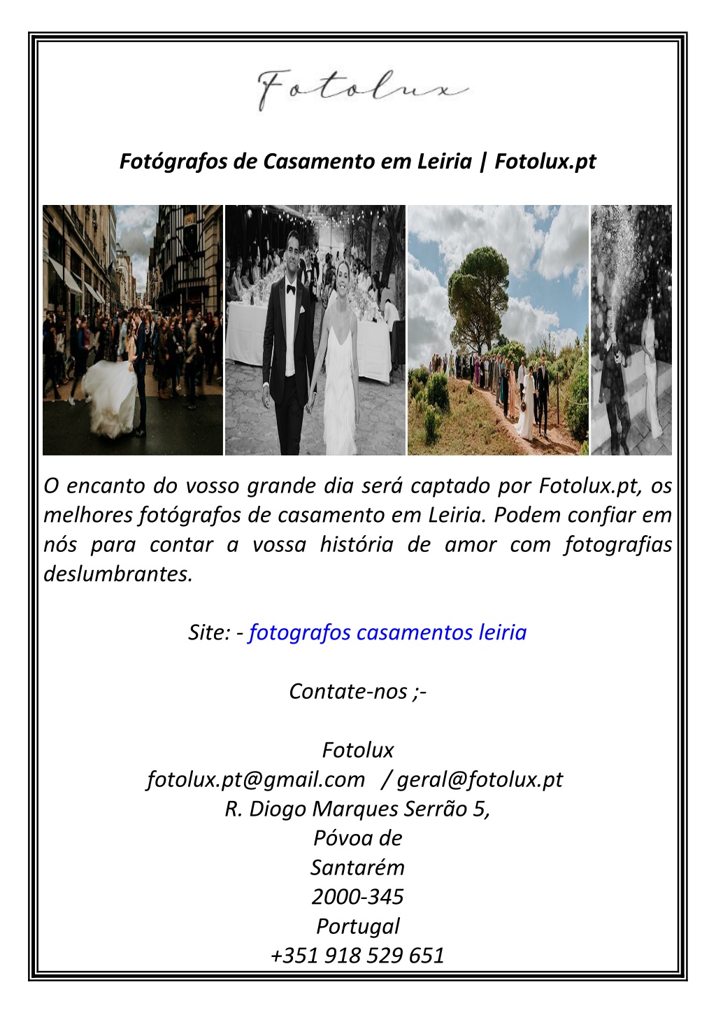 fot grafos de casamento em leiria fotolux pt l.w