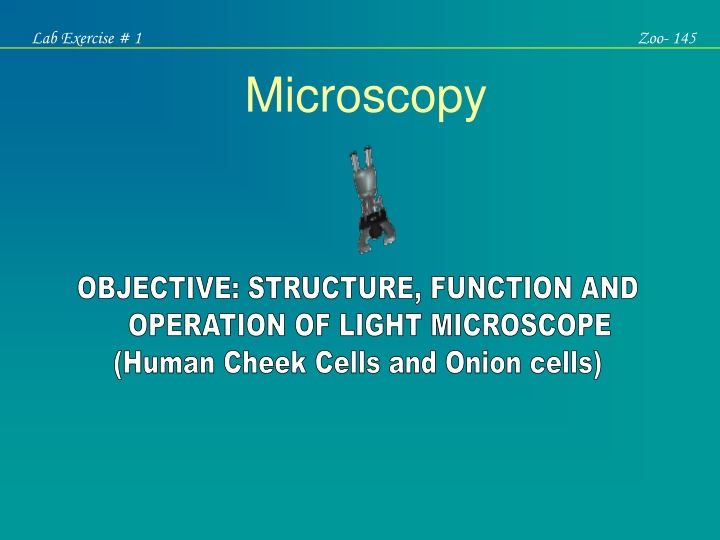 Introduction to Light Microscopy: Structure, Function, and Operation