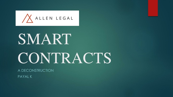 Future of Smart Contracts in Legal Practice