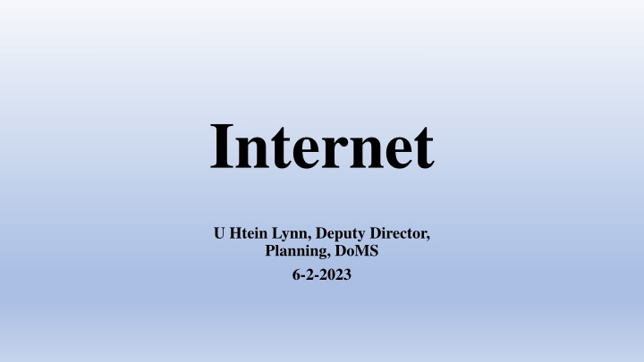 The Internet: A Comprehensive Overview